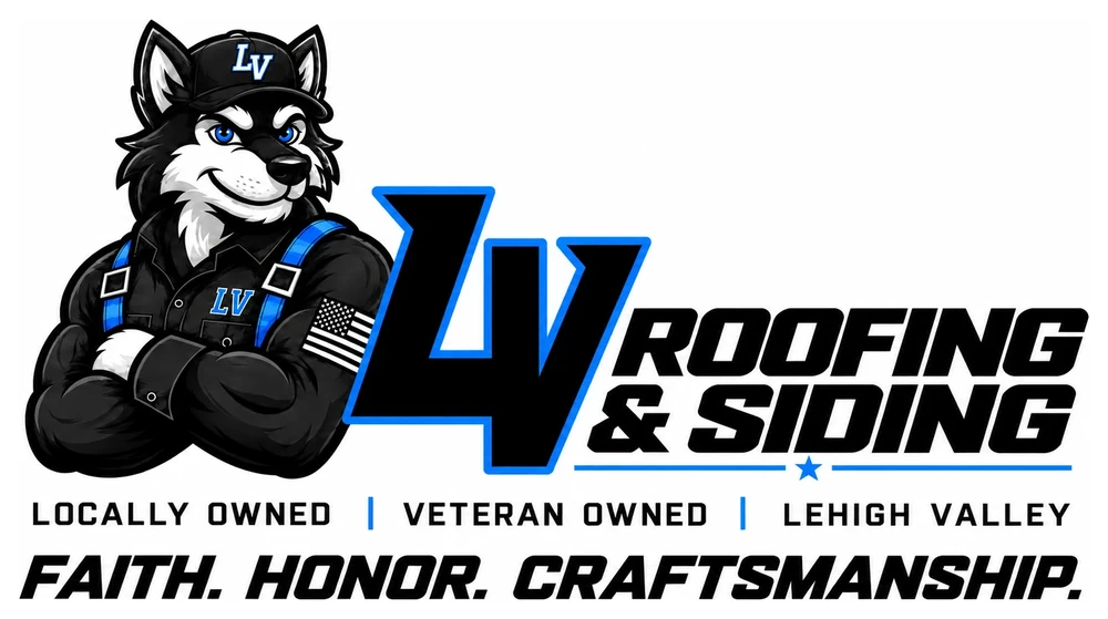 LV Roofing & Siding — Locally & Veteran Owned, Lehigh Valley. Faith. Honor. Craftsmanship.