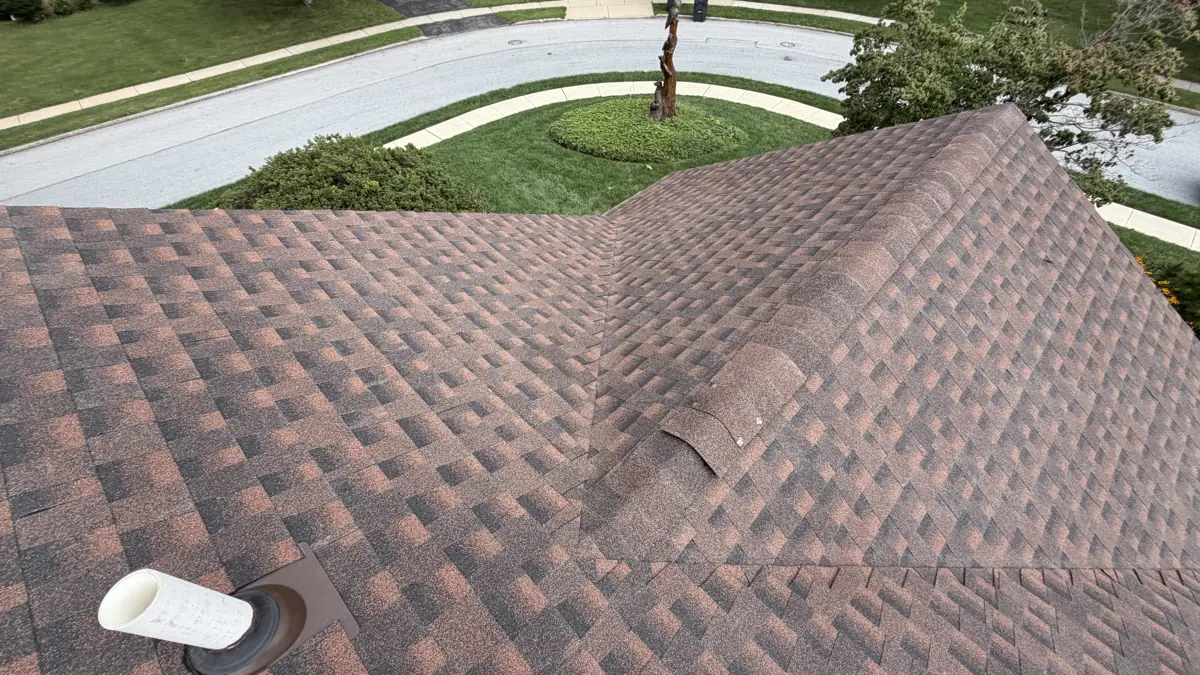 Architectural shingle roof replacement with hip, valley and pipe flashing in the Lehigh Valley by LV Roofing & Siding
